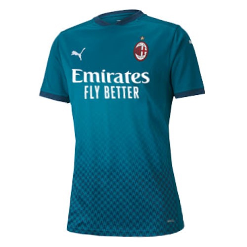 Trikot AC Milan Ausweich Damen 2020-21 Blau Fussballtrikots Günstig